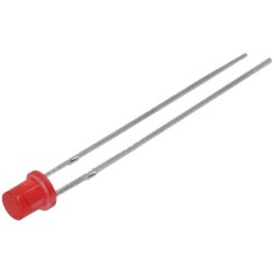 LL-304SD1X-1S; LED; 3mm; red; 6÷13mcd; 130°; Front: flat; LUCKY LIGHT