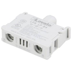 LPXLPB4; Illuminating unit; 22mm; Platinum; -25÷70°C; Illumin: LED; front; LOVATO ELECTRIC