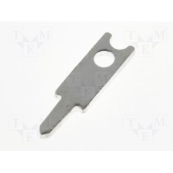 60-1506-11/0030; Terminal: flat; 2.8mm; 0.8mm; male; THT; brass; silver plated; OSTERRATH