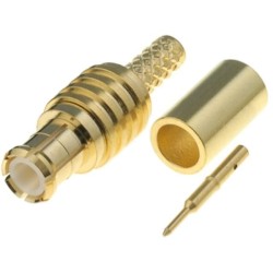 MCX-02; Plug; MCX; male; straight; 50Ω; RG174,RG188,RG316; crimped; NINIGI
