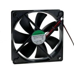 MEC0251V3-000U-A99; Fan: DC; axial; 12VDC; 120x120x25mm; 127.4m3/h; 34dBA; Vapo; 24AWG; SUNON