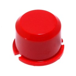 1D08; Button; round; red; Ø9.6mm; plastic; MEC