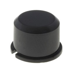 1D09; Button; round; black; Ø9.6mm; plastic; MEC
