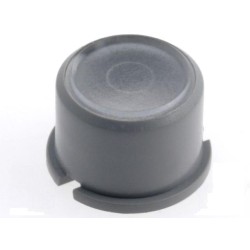 1F031; Button; round; grey; Ø9.6mm; plastic; MEC