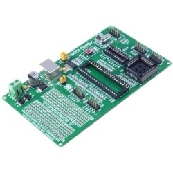8051 READY; Dev.kit: Microchip 8051; Series: AT89; prototype board; MIKROELEKTRONIKA