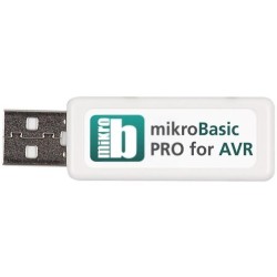 MIKROBASIC PRO FOR AVR (USB DONGLE LICEN; Compiler; Basic; Dongle License; AVR; USB key,DVD disc; MIKROELEKTRONIKA