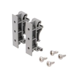 MK-048; DIN-rail mounting holder; Works with: ED-004,ED-008,ED-038; BRAINBOXES