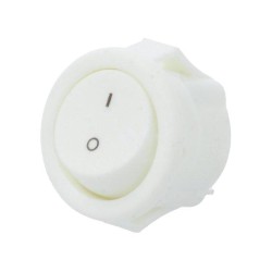 MR5-110-R5N-WWBC-3; ROCKER; SPST; Pos: 2; OFF-ON; 3A/250VAC; white; none; 20mΩ; CANAL ELECTRONIC