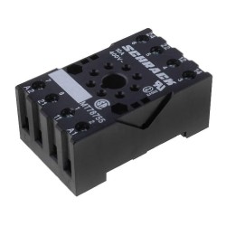 3-1415035-1; Socket; PIN: 8; 10A; 400VAC; H: 26mm; W: 38mm; Mounting: DIN; Series: MT; SCHRACK