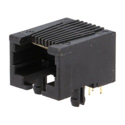 MTJ-885X1; Socket; RJ45; PIN: 8; low profile; Layout: 8p8c; THT; angled 90°; ADAM TECH
