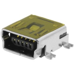 DS1104-BN0SR; Socket; USB B mini; SMT; PIN: 5; horizontal; Package: tape; 750pcs.; CONNFLY