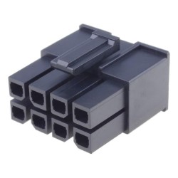 171692-0108; Plug; wire-board; female; Mega-Fit; 5.7mm; PIN: 8; Layout: 2x4; 23A; MOLEX