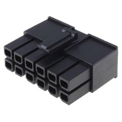 171692-0112; Plug; wire-board; female; Mega-Fit; 5.7mm; PIN: 12; Layout: 2x6; 23A; MOLEX
