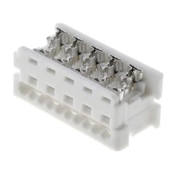 90327-0310; Plug; wire-board; female; PIN: 10; 1.27mm; IDC; for ribbon cable; MOLEX