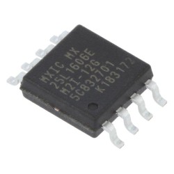 MX25L1606EM2I-12G/TUBE; FLASH memory; 16Mbit; SPI; 86MHz; 2.7÷3.6V; SOP8; serial; MACRONIX INTERNATIONAL
