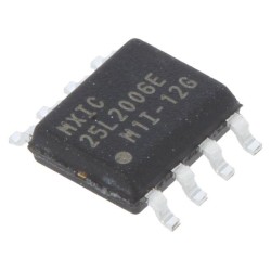 MX25L2006EM1I-12G/TUBE; FLASH memory; 2Mbit; SPI; 86MHz; 2.7÷3.6V; SOP8; serial; MACRONIX INTERNATIONAL