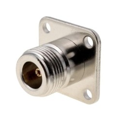 ; Socket; N; female; straight; soldering; 