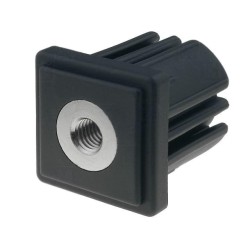 ND.Q-40X2-M10; Plugs; for feet fastening,for profiles; H: 43mm; Mat: polyamide; ELESA+GANTER