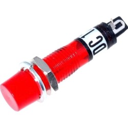 ; Indicator: bulb; recessed; 12VDC; Cutout: Ø7.5mm; for soldering; NINIGI