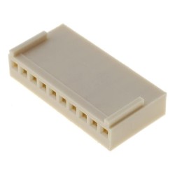 NS25-G10; Plug; wire-board; female; NS25; 2.54mm; PIN: 10; w/o contacts; 250V; NINIGI