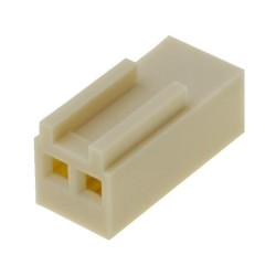 NS25-G2; Plug; wire-board; female; NS25; 2.54mm; PIN: 2; w/o contacts; 250V; NINIGI