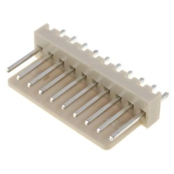 NS25-W10P; Socket; wire-board; male; NS25; 2.54mm; PIN: 10; THT; 250V; 3A; tinned; NINIGI