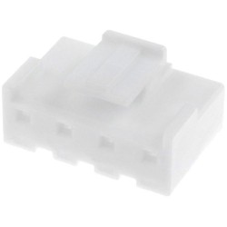 NVR-04; Plug; wire-board; female; 5mm; PIN: 4; Colour: white; JST