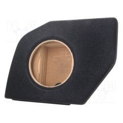 ; Car loudspeaker enclosure; MDF; black melange; textil; 15l; 250mm; BASSER
