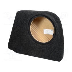 ; Car loudspeaker enclosure; MDF; black melange; textil; 15l; 250mm; BASSER