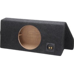 ; Car loudspeaker enclosure; MDF; black melange; textil; 15l; 250mm; BASSER