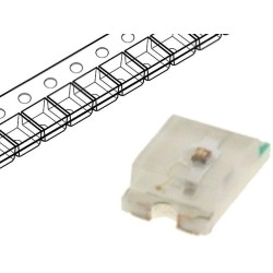 OF-SMD2012R; LED; SMD; 0805; red; 90÷120mcd; 2x1.25x0.68mm; 120°; 1.6÷1.9V; 20mA; OPTOFLASH