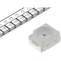 OF-SMD3528R; LED; SMD; 3528,PLCC2; red; 240÷350mcd; 3.5x2.8x1.4mm; 120°; 20mA; OPTOFLASH