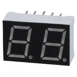 OPD-D3910LE-BW; Display: LED; 7-segment; 10mm; 0.39