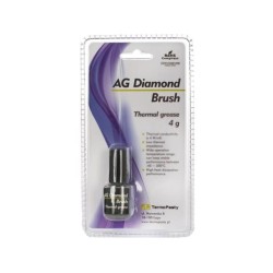 ART.AGT-123; Heat transfer paste; silver; silicone + diamand; 4g; 4W/mK; AG TERMOPASTY