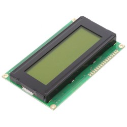 PC2004LRU-AWT-H-Q; Display: LCD; alphanumeric; STN Positive; 20x4; 98x60x12.8mm; LED; POWERTIP