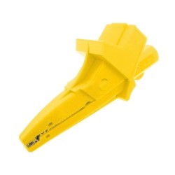 5004-LM-IEC-GE; Crocodile clip; 20A; 1kVDC; yellow; Grip capac: max.25mm; ELECTRO-PJP