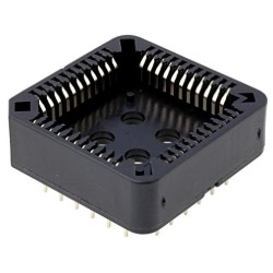 PLCC 44G; Socket: PLCC; PIN: 44; phosphor bronze; gold-plated; 1A; THT; NINIGI