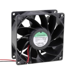 PMD2409PMB1-A(2).GN; Fan: DC; axial; 24VDC; 92x92x38mm; 204.21m3/h; 57.6dBA; Len: 300mm; SUNON