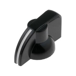 PN-1-6.4; Knob; with pointer; Øshaft: 6mm; Ø19x17mm; screw fastening; SCI