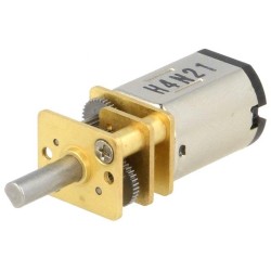 100:1 HPCB 12V; Motor: DC; with gearbox; HPCB 12V; 12VDC; 750mA; Shaft: D spring; POLOLU