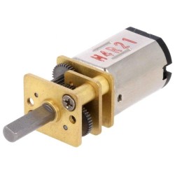 100:1 HPCB 12V DUAL-SHAFT; Motor: DC; with gearbox; HPCB 12V; 12VDC; 750mA; Shaft: D spring; POLOLU