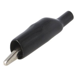 2240-0; Crocodile clip; 5A; 60VDC; black; Grip capac: max.7.62mm; POMONA