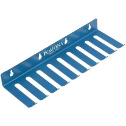 ; Hanger for test leads; Number of slots: 9; Mat: steel; L: 279.4mm; POMONA