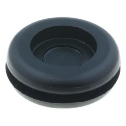 ; Grommet; with bulkhead; Ømount.hole: 16mm; Øhole: 12.5mm; PVC; ESSENTRA