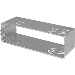 ; Car radio mounting half frame; 1 DIN; zinc; Alpine; 4CARMEDIA
