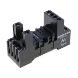 6-1415034-1; Socket; PIN: 8; 12A; 250VAC; Mounting: DIN; Leads: screw terminals; SCHRACK