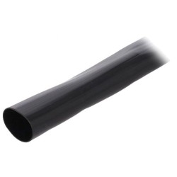 PVC125-18-BK-10; Insulating tube; Mat: PVC; black; -20÷125°C; Øint: 18mm; L: 10m; SIGI
