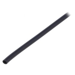 PVC125-2-BK-1000; Insulating tube; Mat: PVC; black; -20÷125°C; Øint: 2mm; L: 1000m; SIGI
