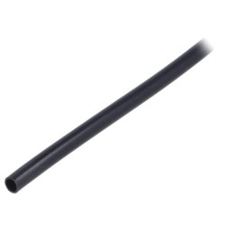 PVC125-2.5-BK-1000; Insulating tube; Mat: PVC; black; -20÷125°C; Øint: 2.5mm; L: 1000m; SIGI