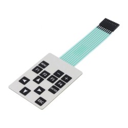 ; Keypad: membrane; No.of butt: 13; W: 54mm; Pitch: 2.54mm; L: 72mm; QWERTY